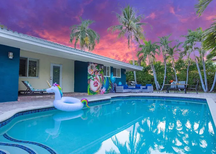 Tropical Oasis Heated Saltwater Pool 6Min To The Beach