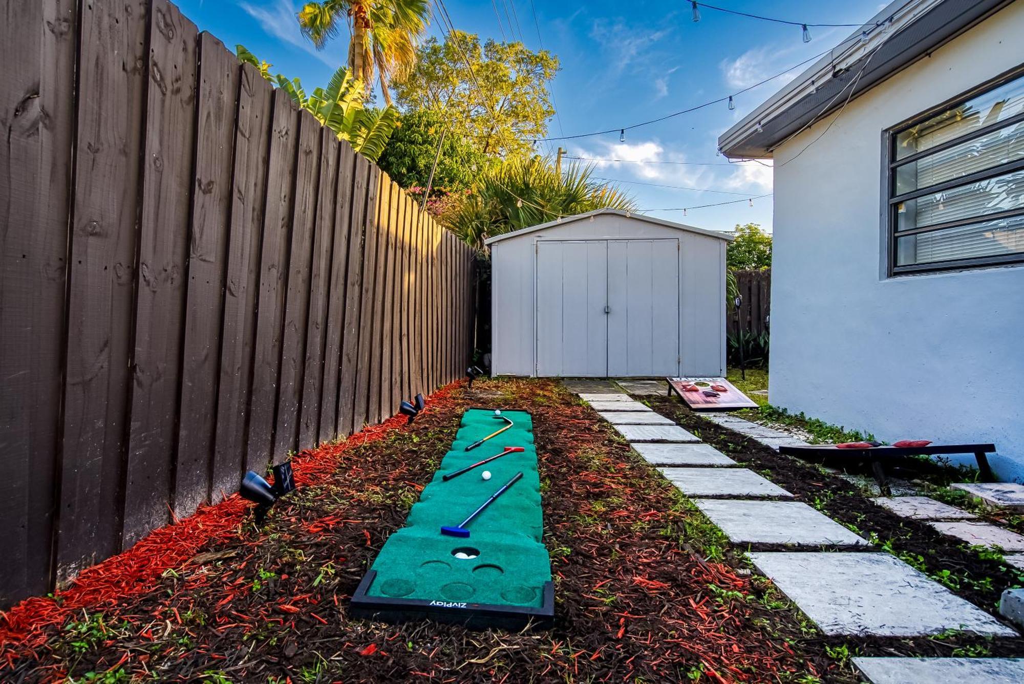 10min To Stylish Sleeps 12 With Pool, Game & Mini Golf Fort Lauderdale