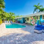 Tropical Oasis Heated Saltwater Pool 6Min To The Beach