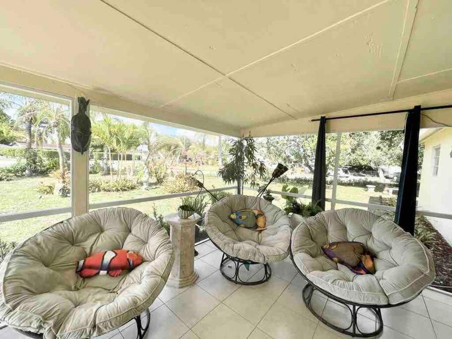 Villa Jungle To 4 R 3 Bedroom Family And Pet Heated Pool N Airport N N Hard Rock