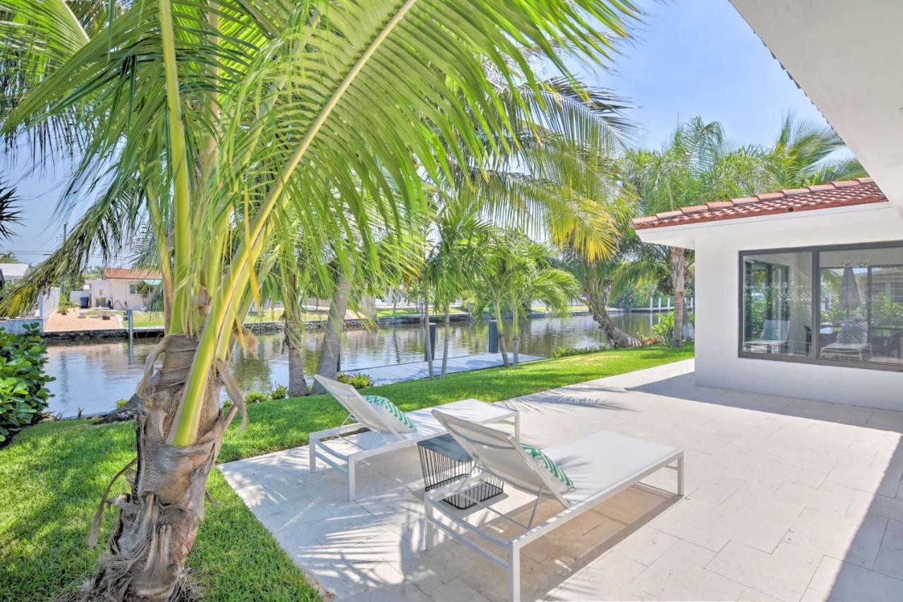 Luxe Wilton Manors With Private Boat Dock