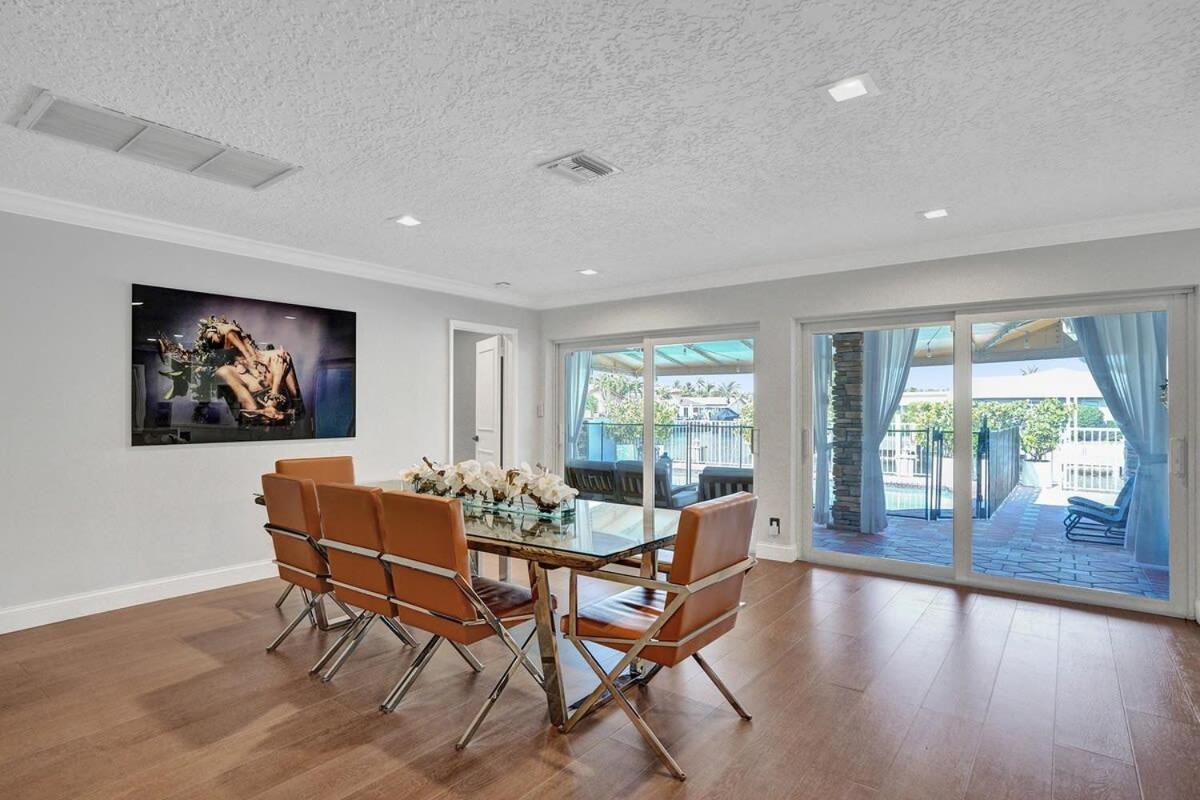 Luxe 4br Waterfront W Htd Pool 5min To Fort Lauderdale