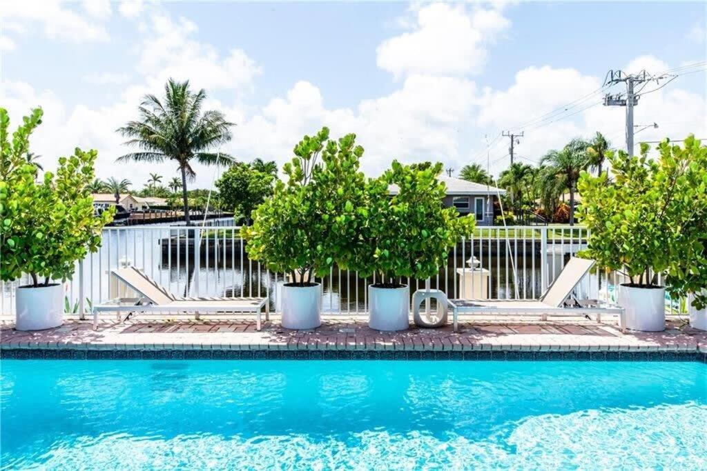 Luxe 4br Waterfront W Htd Pool 5min To * Fort Lauderdale