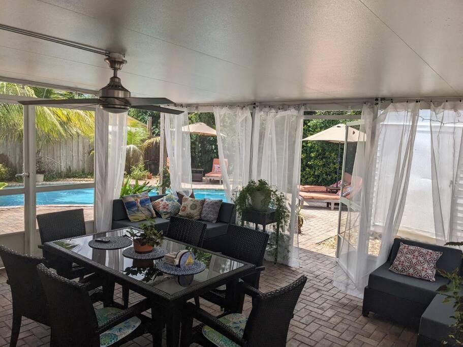 The Ave House- Private Oasis Retreat W/heated Pool * Fort Lauderdale