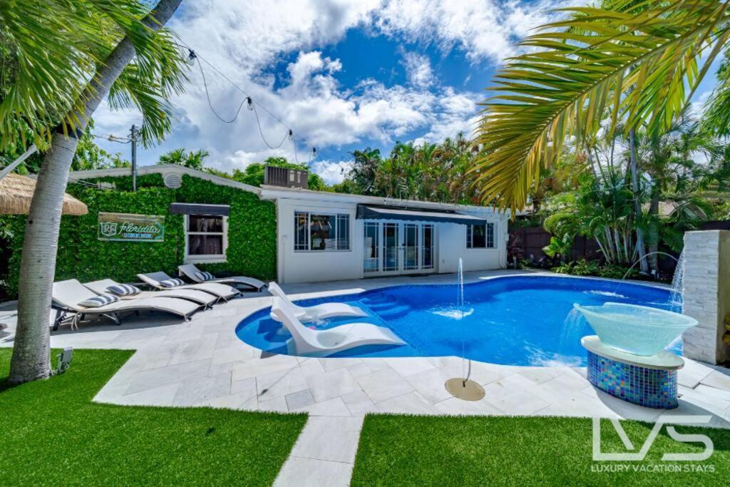 Floridita 5bed 4bath Ftl Paradise With Tiki Hut Heated Pool