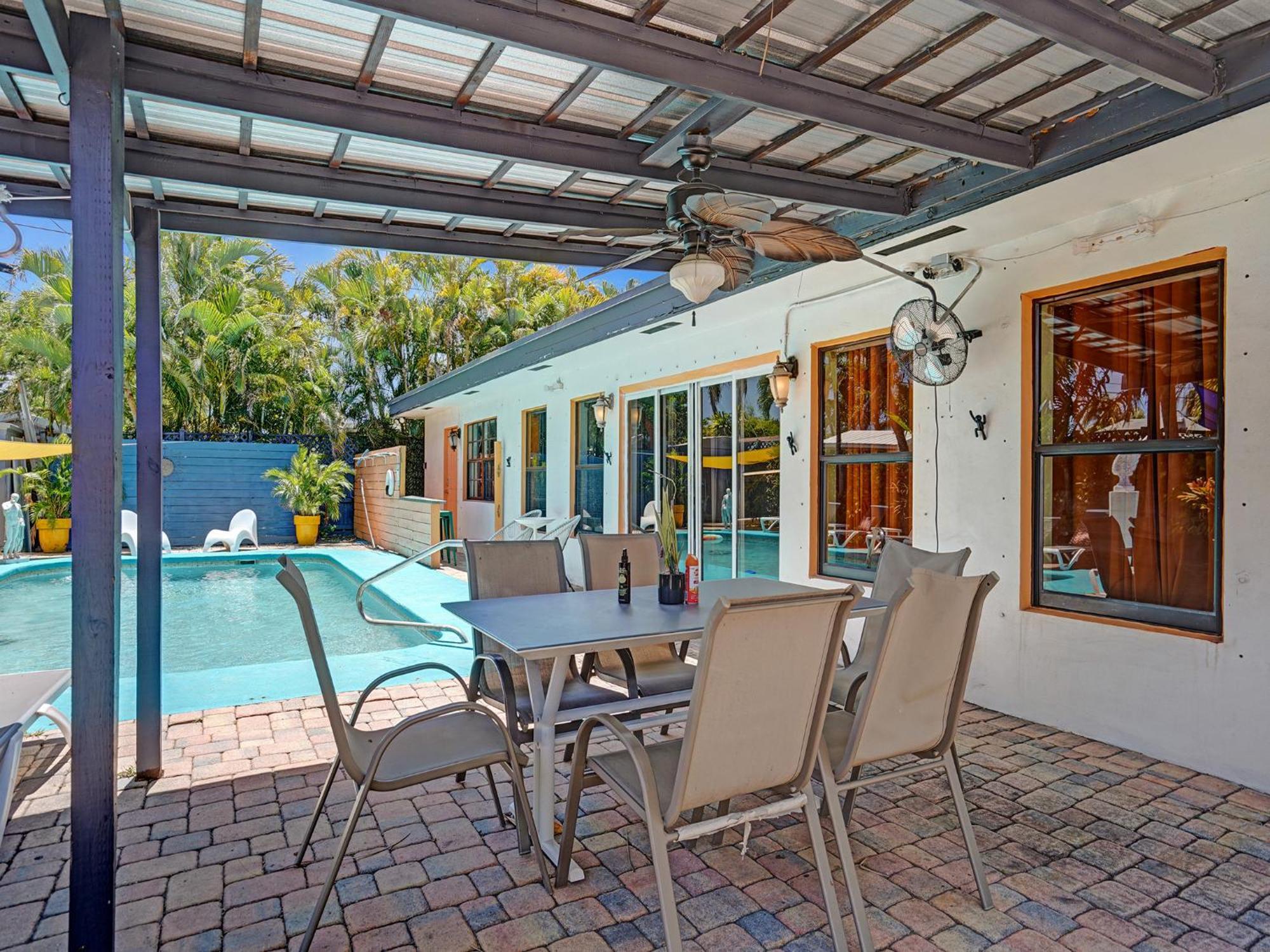 Gayclothing Optional Pool Retreat Men Only W Private Courtyard * Fort Lauderdale