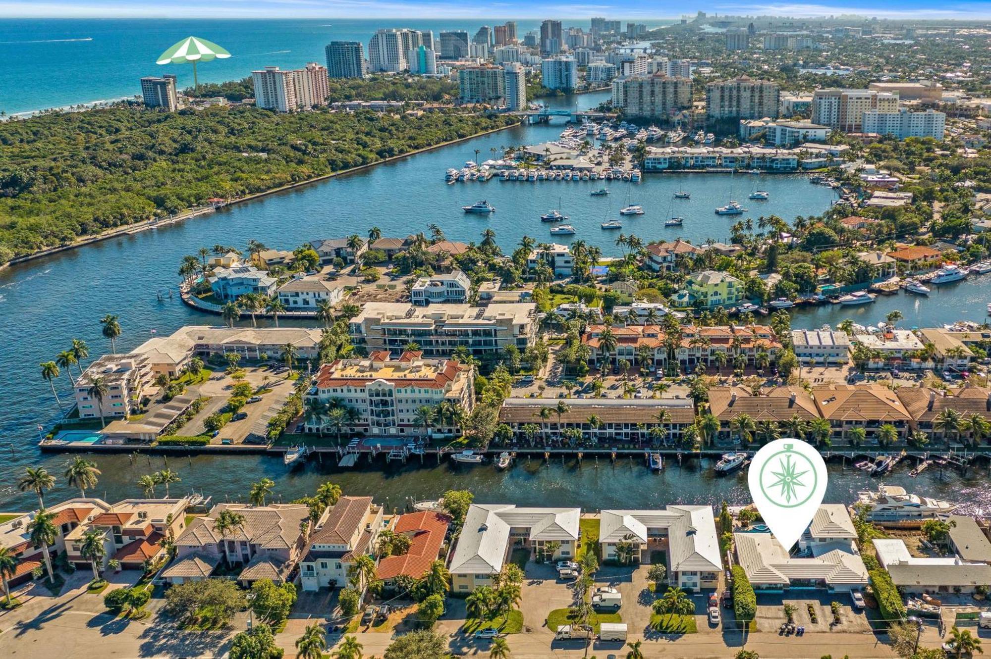 One-bedroom Heated Pool Dock Access Quiet Neighborhood Saltaire Two Resldences Apartment Fort Lauderdale
