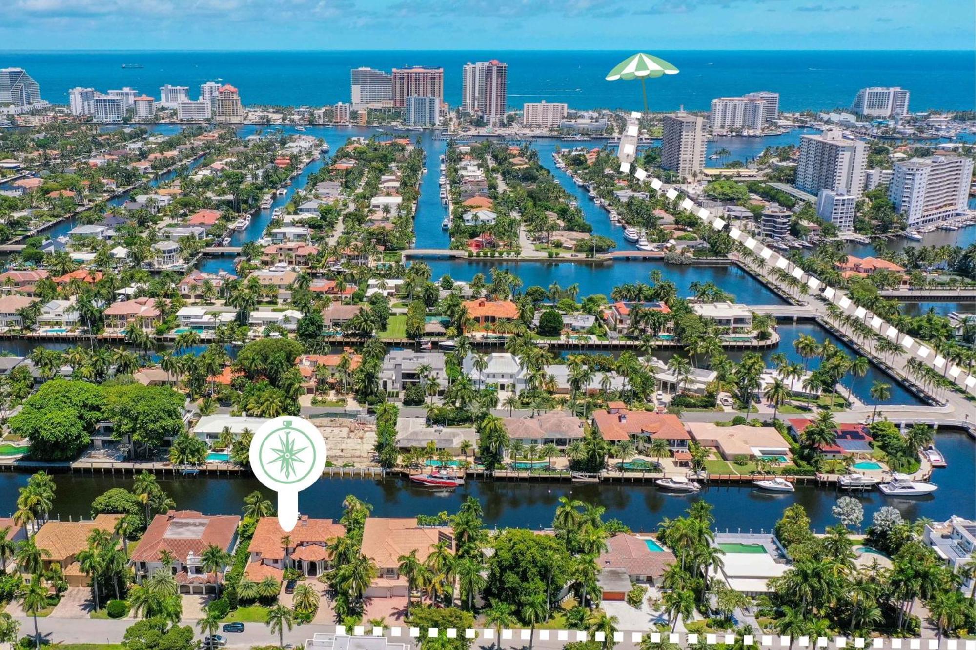 Mediterranean Venice Of America Riverside View Access Fiesta Key Vlllas * Fort Lauderdale