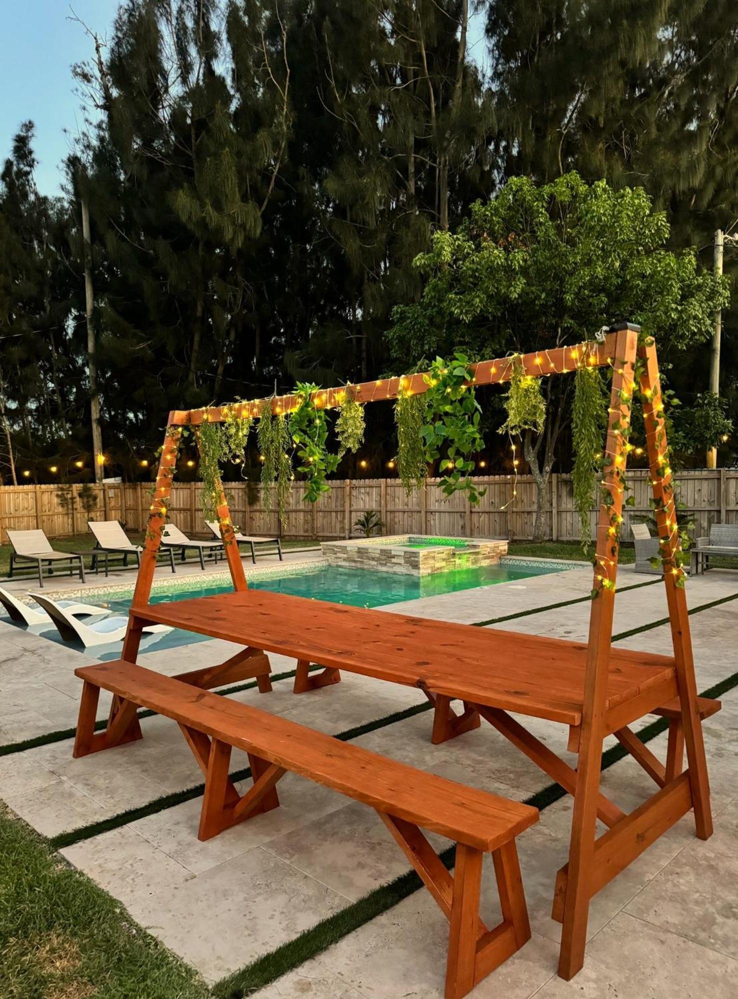Fox Garden-heated Pool-spa- Boho-downtown & * Fort Lauderdale