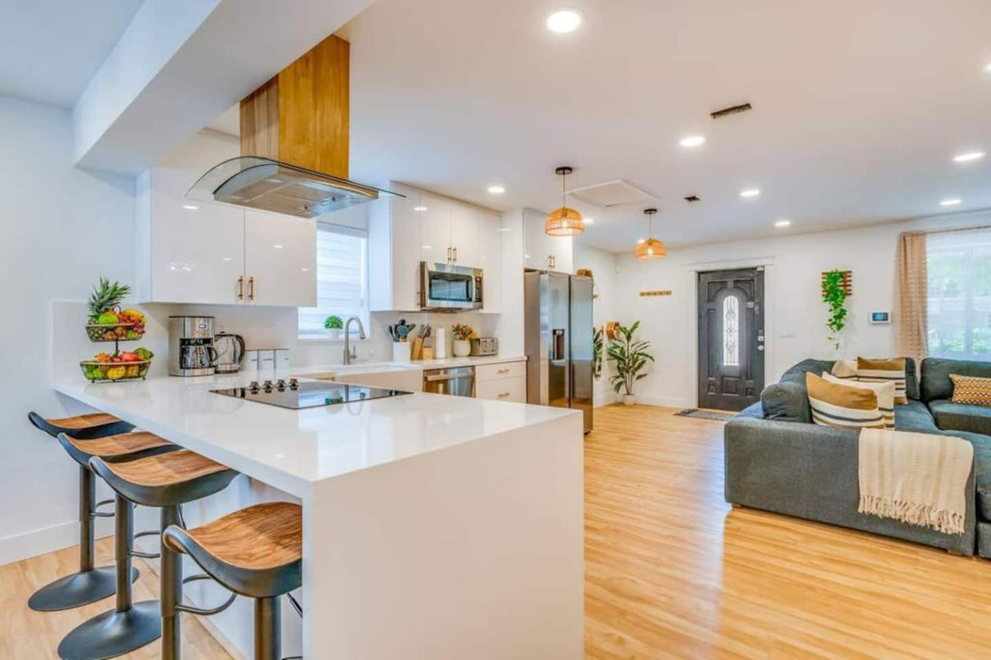 Villa Fox Garden-heated Pool-spa- Boho-downtown & Fort Lauderdale