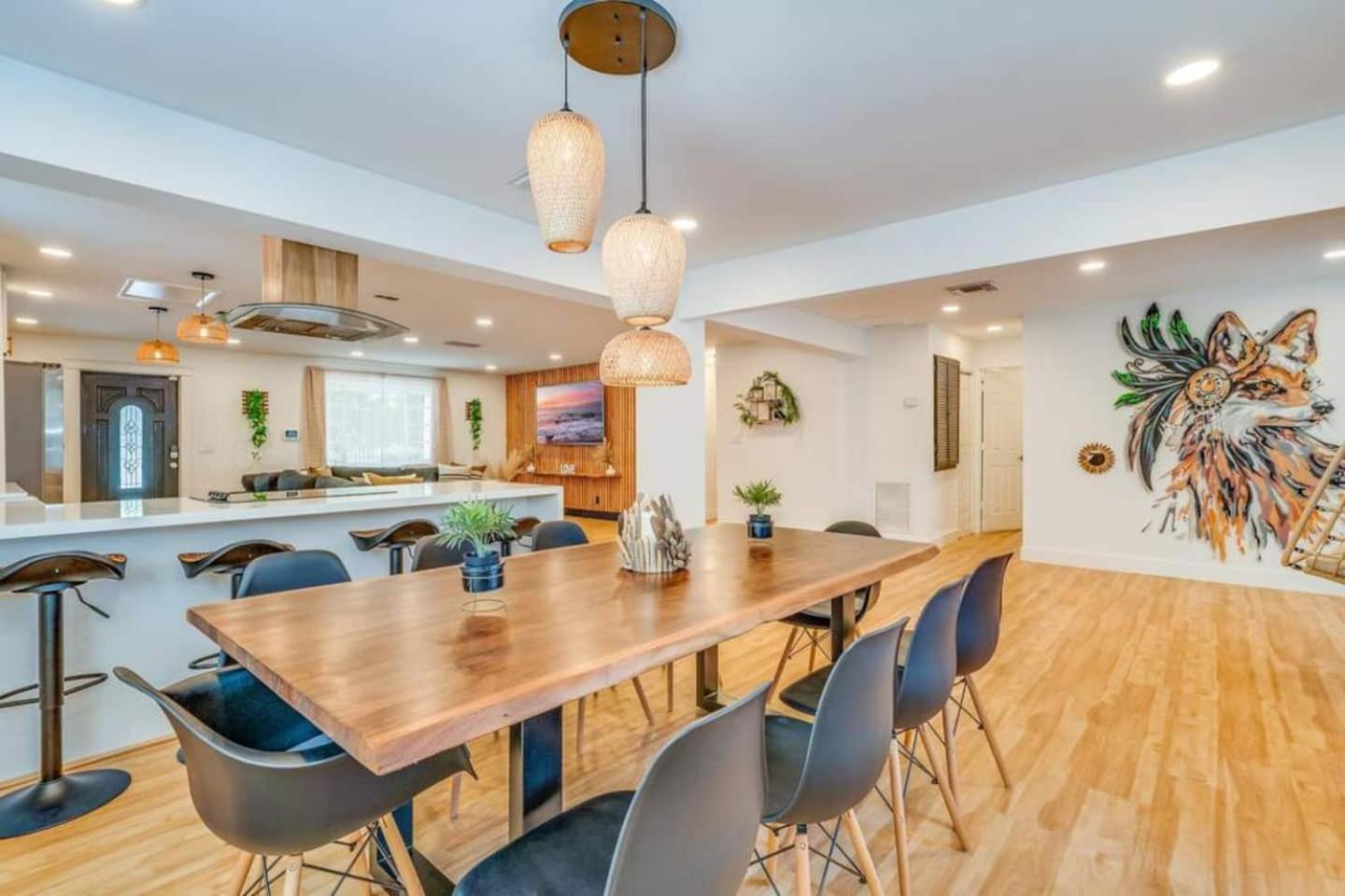 Fox Garden-heated Pool-spa- Boho-downtown & Villa Fort Lauderdale