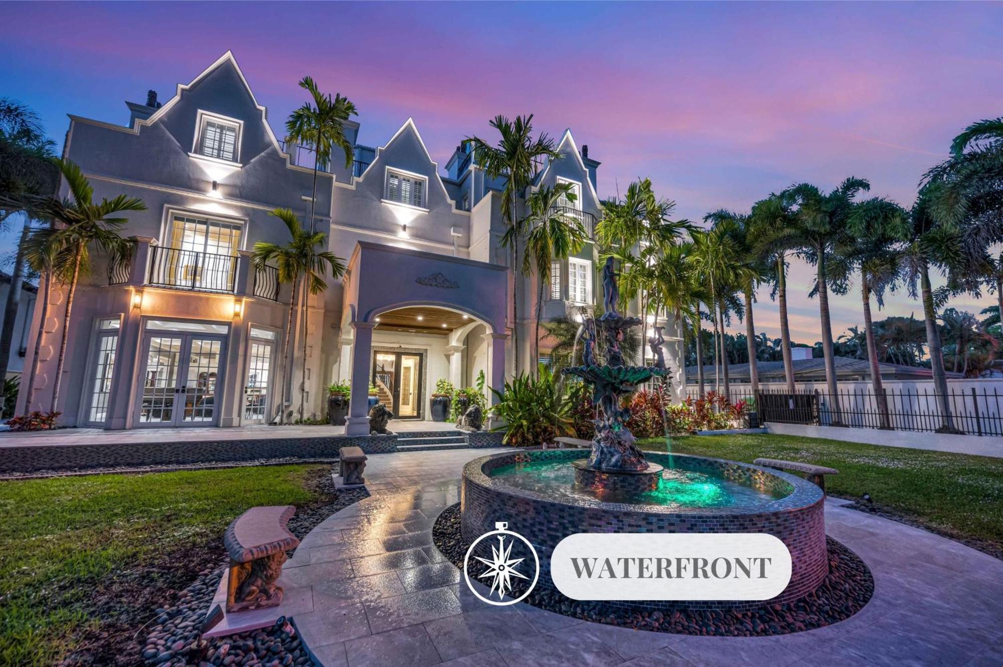 The Modern Castle Canal View Access Rooftop Living Greenhouse Vlllas Fort Lauderdale