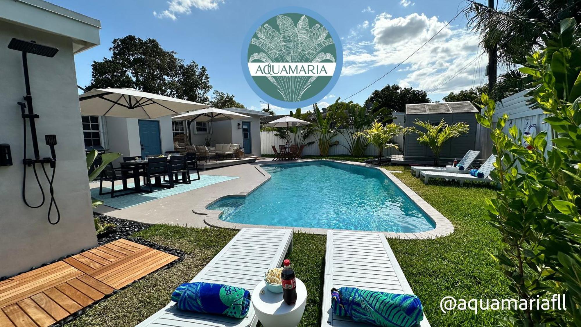 Aquamaria - Complete Duplex With Saltwater Pool, Perfect For Groups