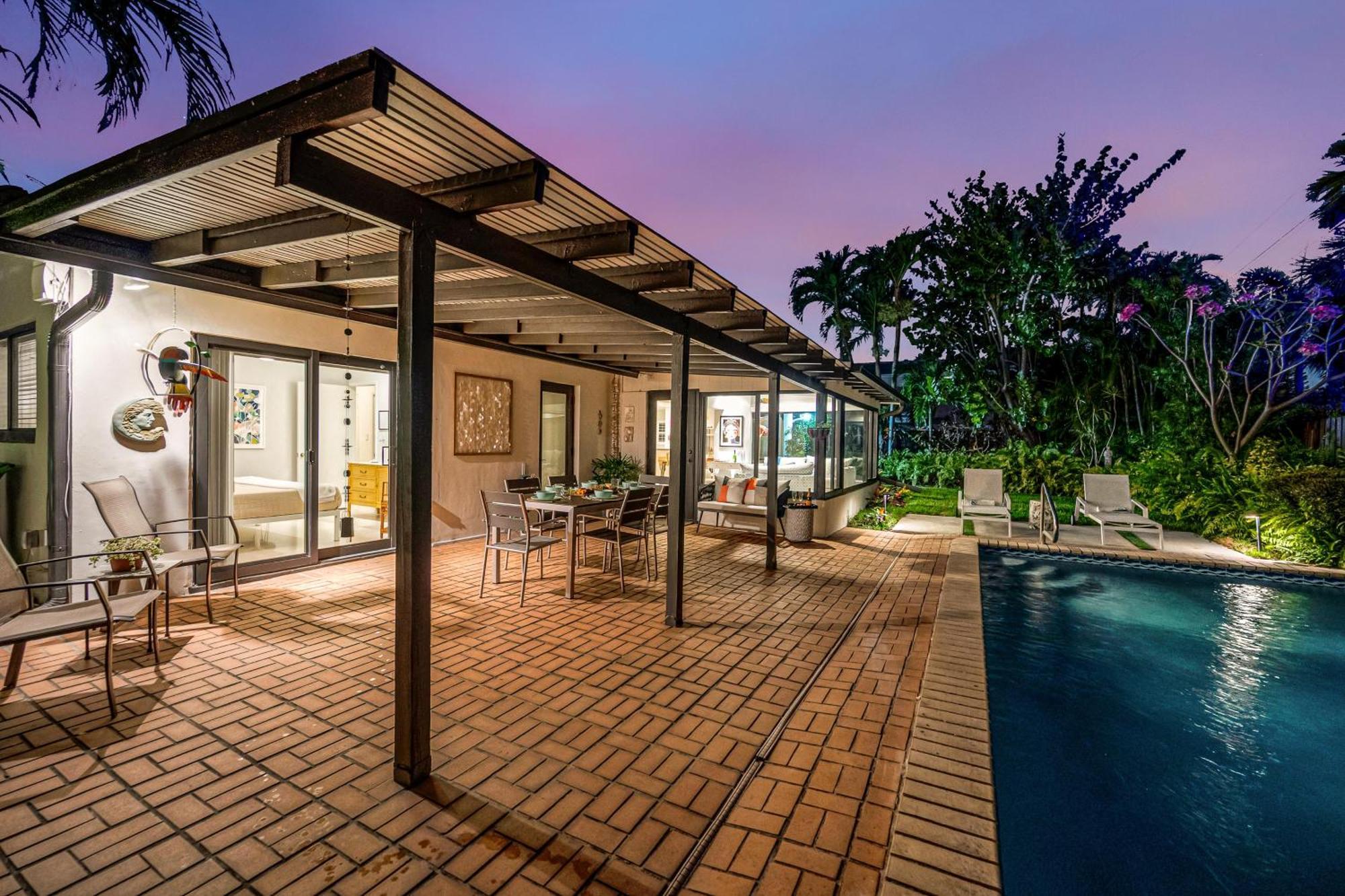 Boho Chic Heated Pool Proximity Escapism At Its Finest Coconut Key H0mes Fort Lauderdale