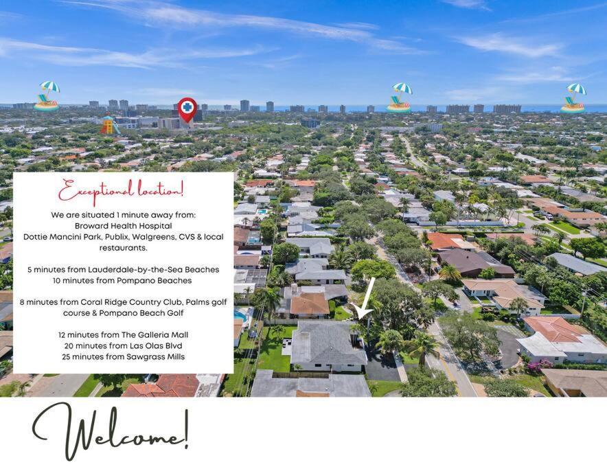 Modern 4br-2ba Family Pool House 5 Mins Lauderdale-by-the-sea & Pompano Beaches * Fort Lauderdale