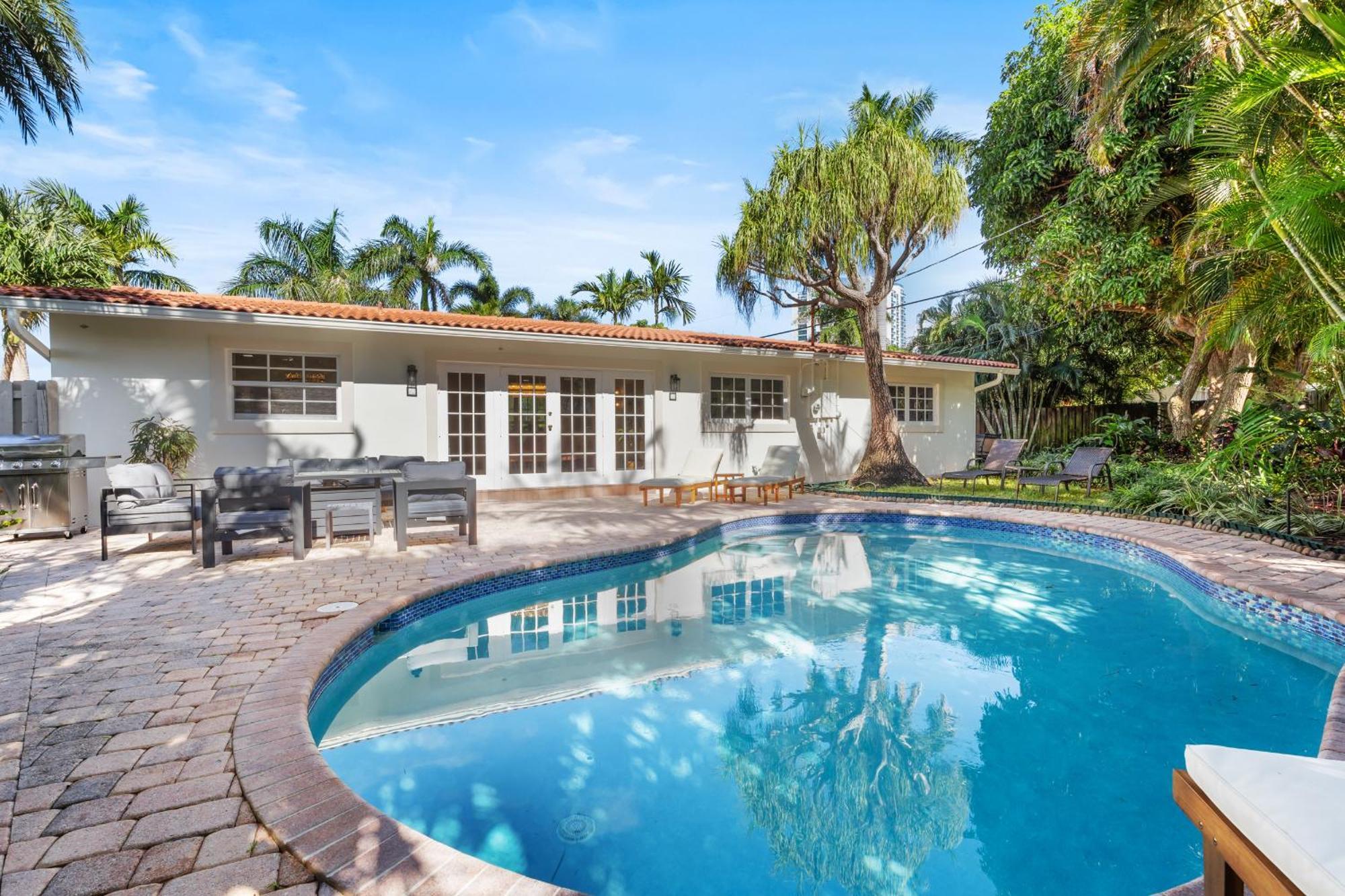 A Slice Of Paradise - Bel Air House With Private Pool * Fort Lauderdale