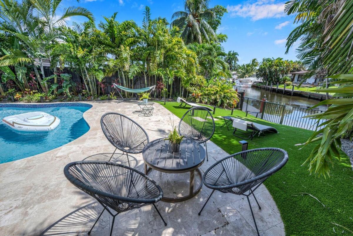 Villa Givenchy Waterfront With Hot Tub & Bbq Fort Lauderdale