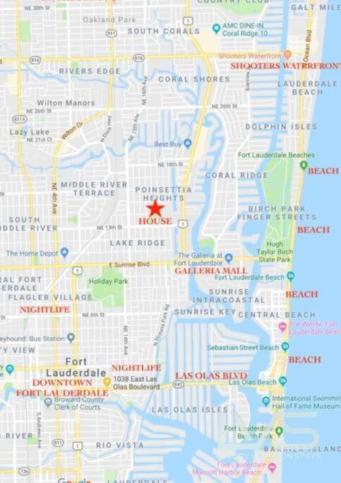 Holiday home Casadelmar- Outdoor Oasis Heated Pool 5 Min 2 Fort Lauderdale