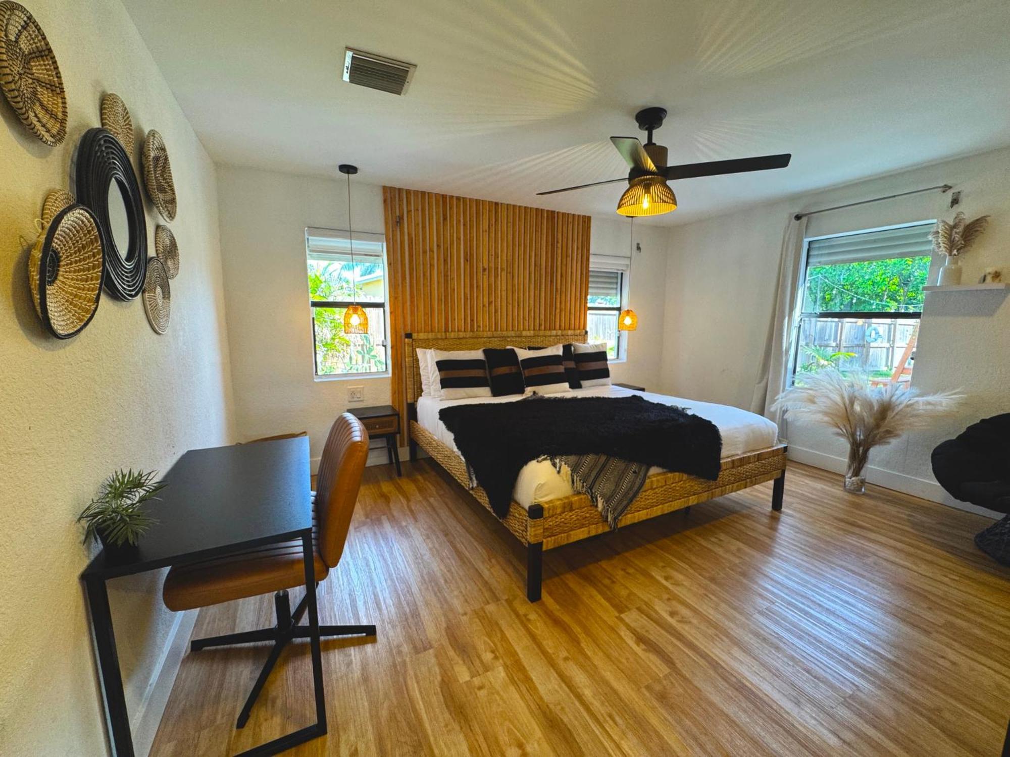 Fox Garden-heated Pool-spa- Boho-downtown & * Fort Lauderdale
