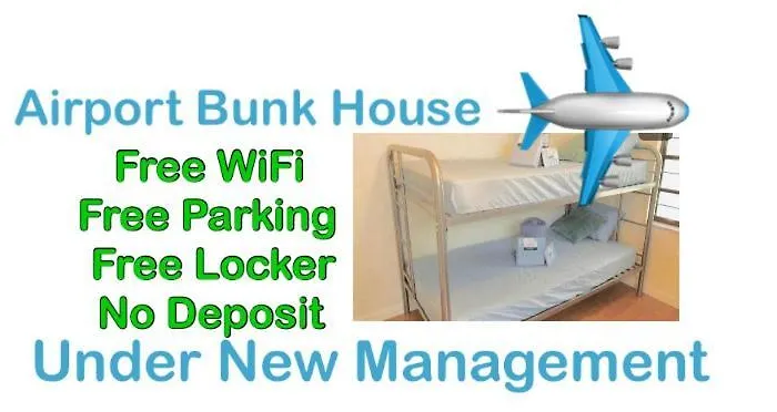 Airport Bunk House Free - Wifi - Parking - Coffee- Long Term Welcome