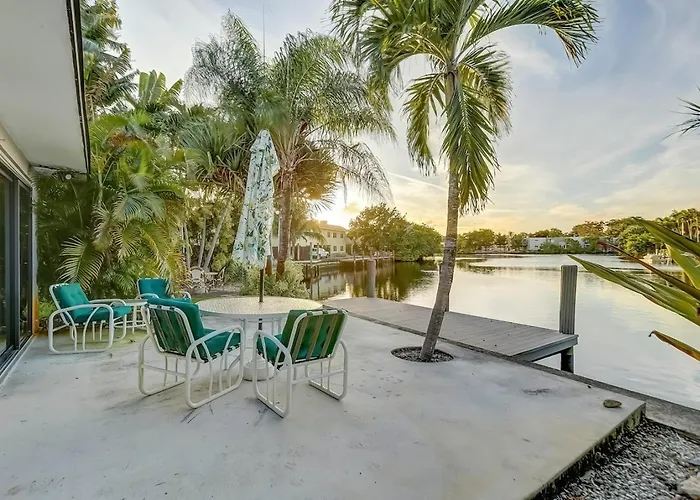 Waterfront Apartment Private Patio Pool