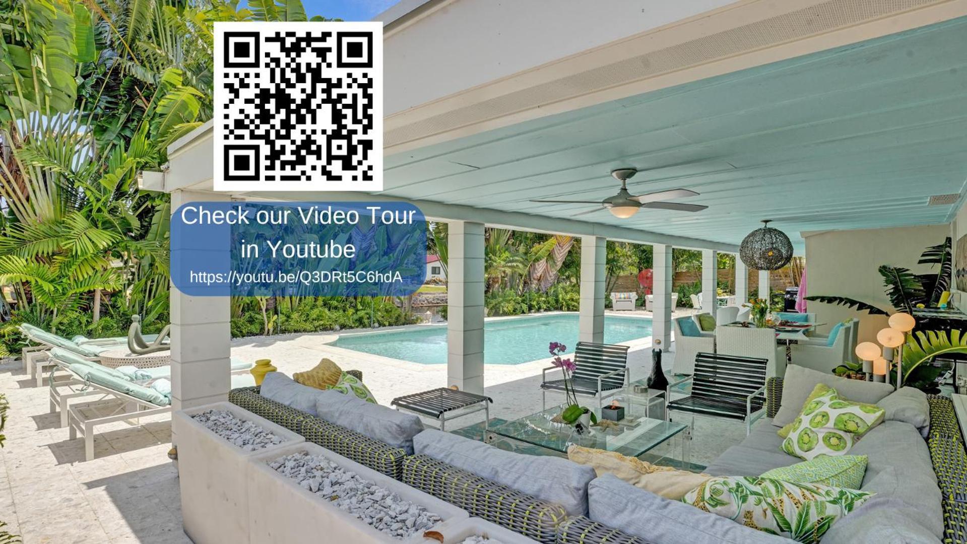 New! Waterfront Heated Pool, Fishing Pier, Designer Touches, 2mi To Holiday home Fort Lauderdale