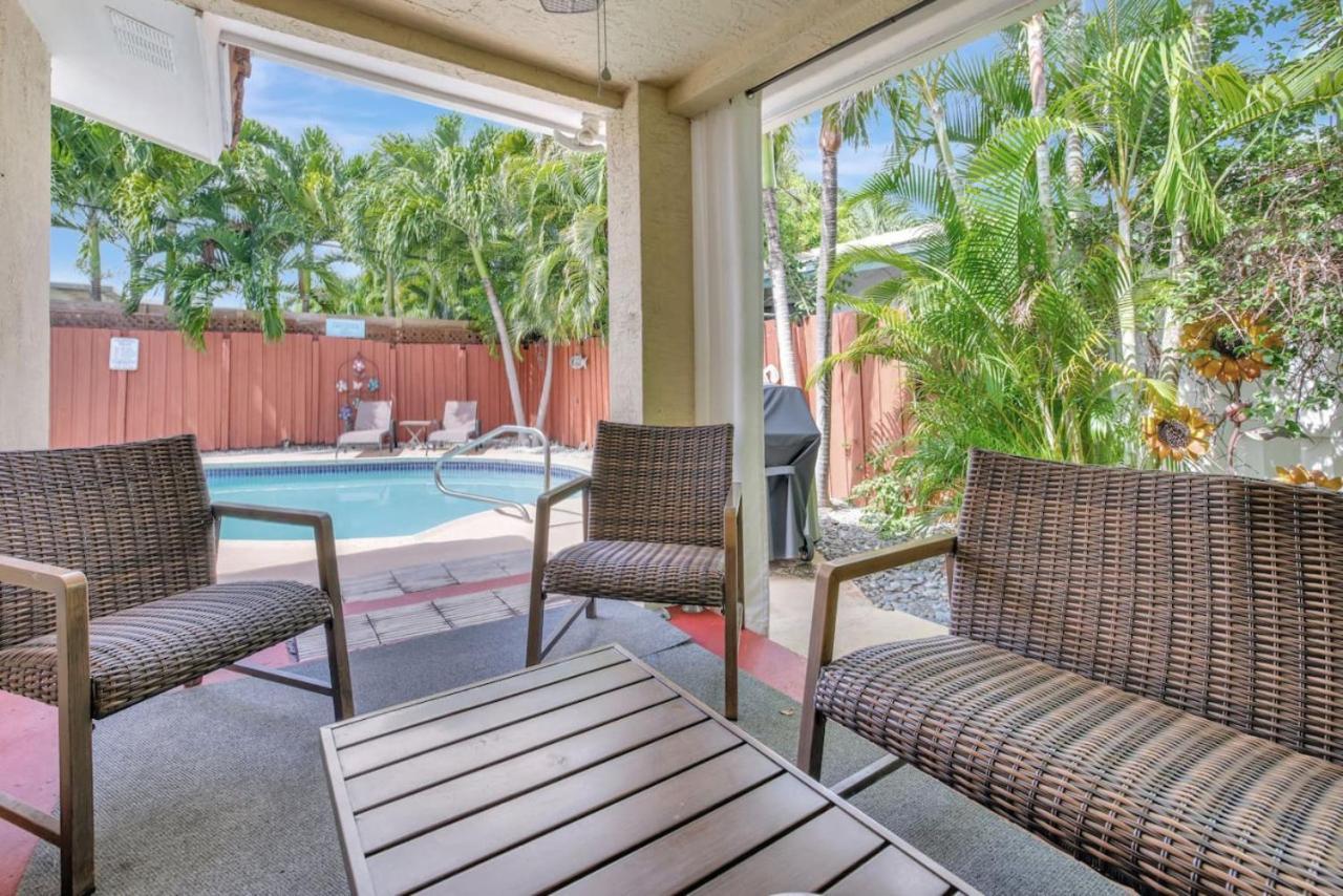 Holiday home Stylish 2br 3ba With Heated Pool Walkable Fort Lauderdale
