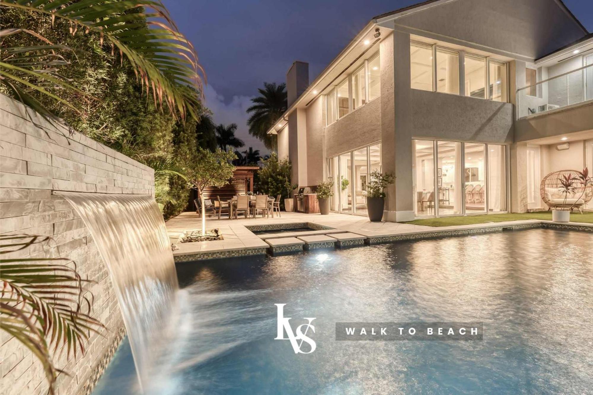 Poinciana-luxehome Wlk2beach Heatedpool Hottub Holiday home *